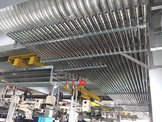 中央供料开云(中国)的管道要怎么安置？